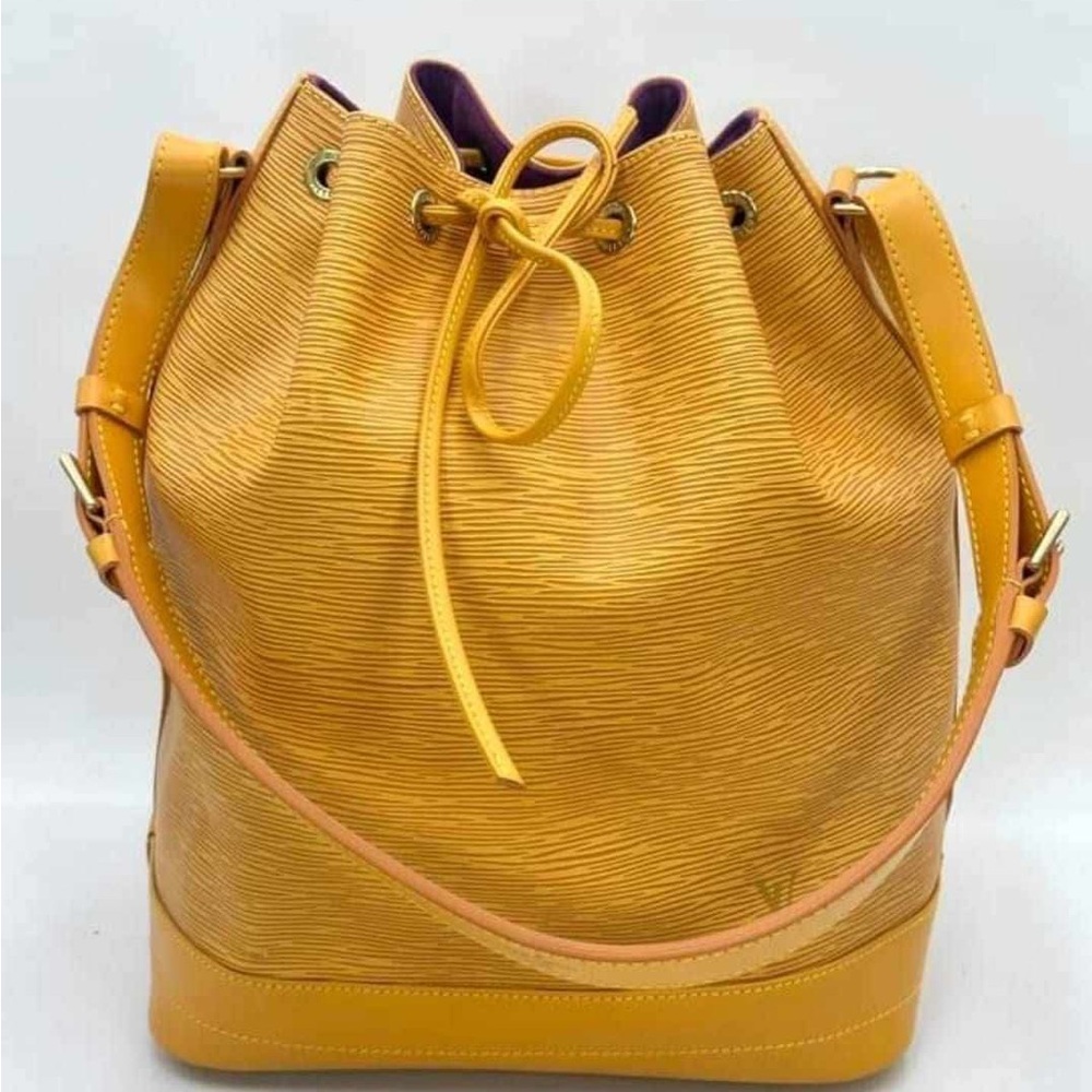 Set Elegant Yellow & red  Bucket Bag